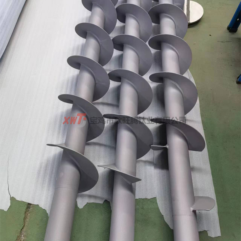 鈦絞龍  螺旋輸送機(jī)鈦螺旋組件的特點(圖2)